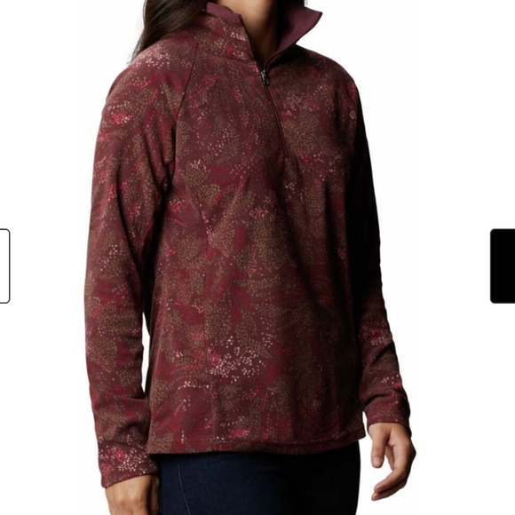 Arctic Air Print 1\2 Zip Fleece Pullover Sz.XS NWT - Picture 1 of 10